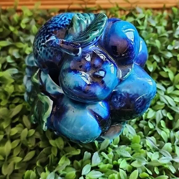 Vintage Inarco Indigo Blue Lidded Preserves Jar - Picture 14 of 17